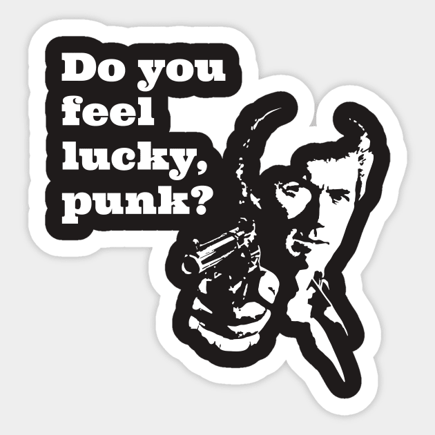 Feelin' Lucky Sticker by Fandumb